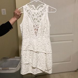 White lace dress